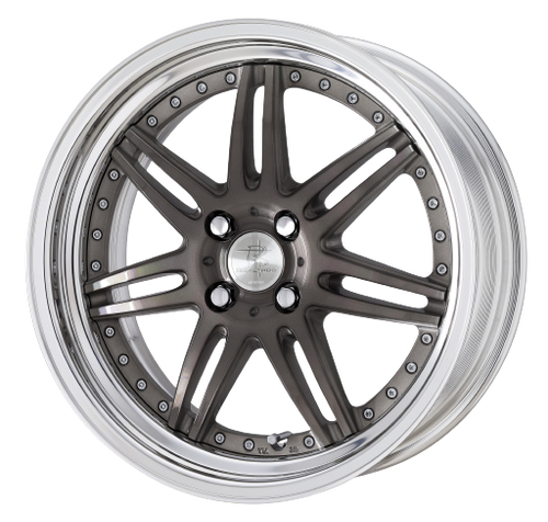 Work Rizaltado Spoke 2 4x100 16x6.5+38 A Disk Trans Gray Polish