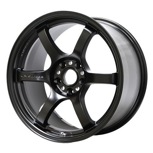 Gram Lights 57DR 5x114.3 18x9.5+12 Semi Gloss Black