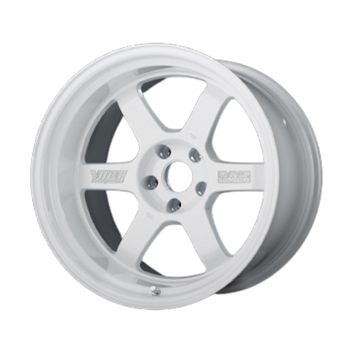 Volk Racing TE37V 10th Anniv 4x100 17x7.5+30 Dash White