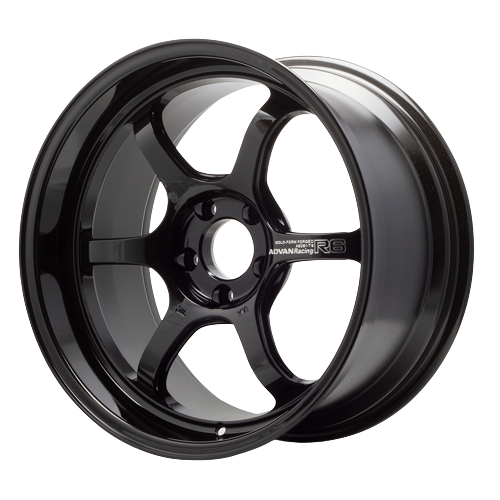 Advan Racing R6 5x100 18x9.5+45 Racing Titanium Black