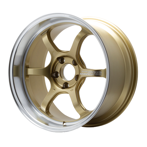 Advan Racing R6 5x114.3 18x10.5+24 Machining & Racing Brass Gold