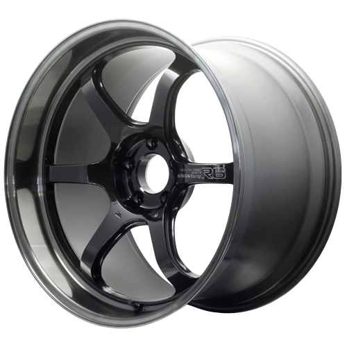 Advan Racing R6 5x112 20x10.0+25 Machining & Black Coated Graphite