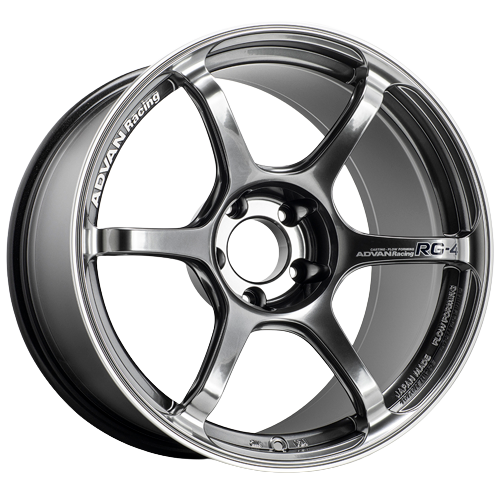 Advan RG-4 5x120 18x9.5+45 Racing Hyper Black & Ring