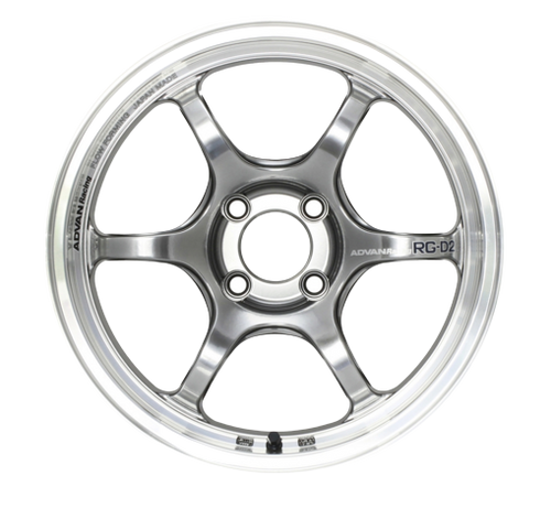 Advan Racing RG-D2 4x100 15x6.0+38 Machining and Racing Hyper Black