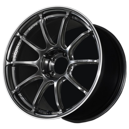 Advan Racing RSIII 5x120 18x8.5+35 Racing Hyper Black & Ring