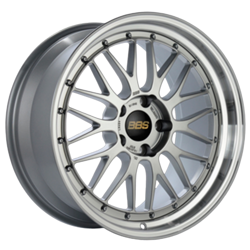 BBS LM 5x114.3 17x7.5+38 Diamond Silver