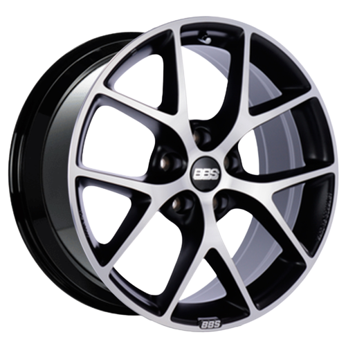 BBS SR 5x120 18x8.0+32 Volcano Grey w/ Diamond Cut