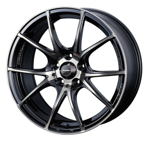 WedsSport SA-10R 4x100 16x6.5+38 Zebra Black Bright FF