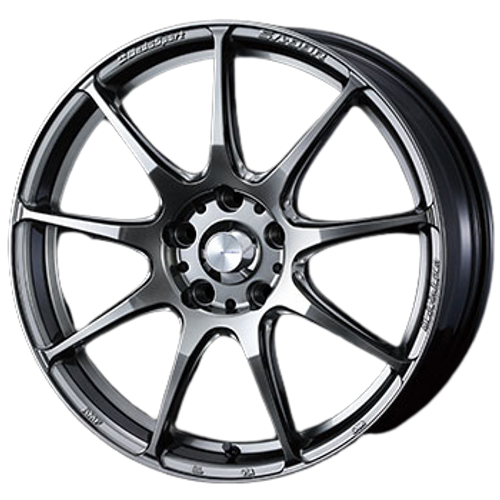 WedsSport SA-99R 5x100 18x9.5+45 Face R / Platinum Silver Black