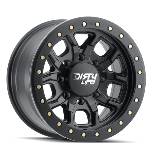 Dirty Life Dt-1 9303 6x120 17x9-12 Matte Black W/Simulated Ring