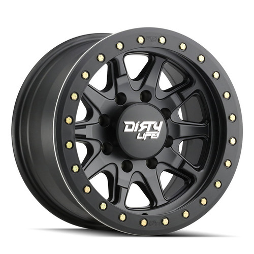 Dirty Life Dt-2 9304 6x139.7 20x9+12 Matte Black W/Simulated Ring