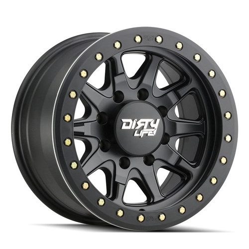 Dirty Life Dt-2 9304 8x165.1 17x9-12 Matte Black W/Simulated Ring