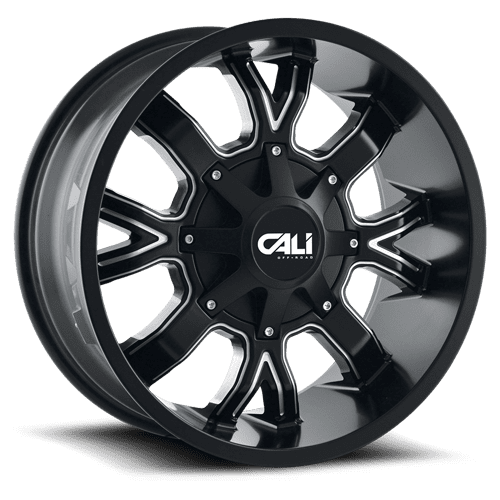 Cali Off-Road Dirty 9104 8x165.1 20x10-19 Satin Black/Milled Spokes