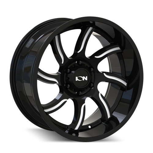 Ion Type 151 8x165.1 20x9+18 Gloss Black/Milled