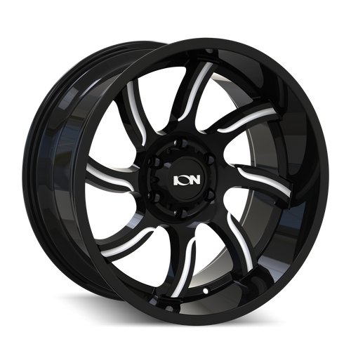 Ion Type 151 5x127 17x9+0 Gloss Black/Milled