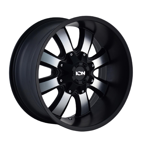 Ion Type 189 5x127 17x9-12 Satin Black/Machined Face