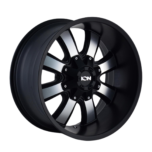 Ion Type 189 8x170 20x9+18 Satin Black/Machined Face