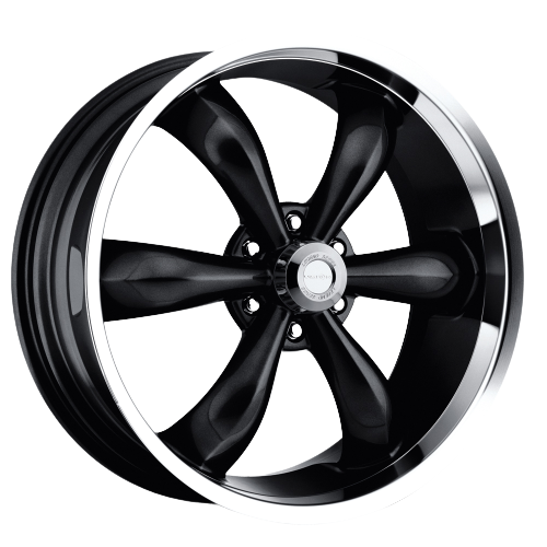 Vision American-Muscle 142 Legend 6x139.7 22x9.5+15 Gloss Black Machined Lip