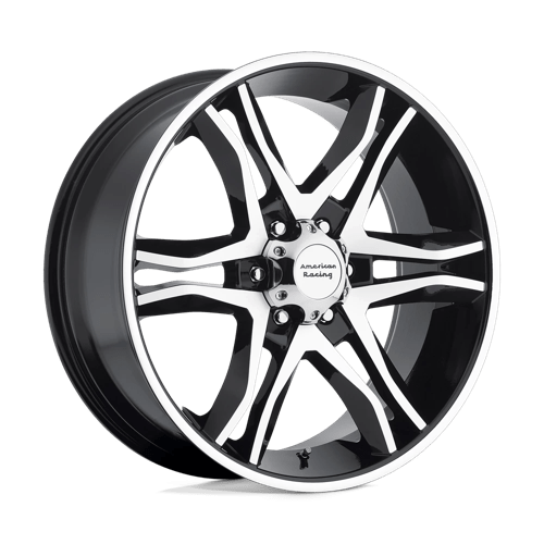 American Racing AR893 MAINLINE 5X120 18X8.5 +30 GLOSS BLACK MACHINED