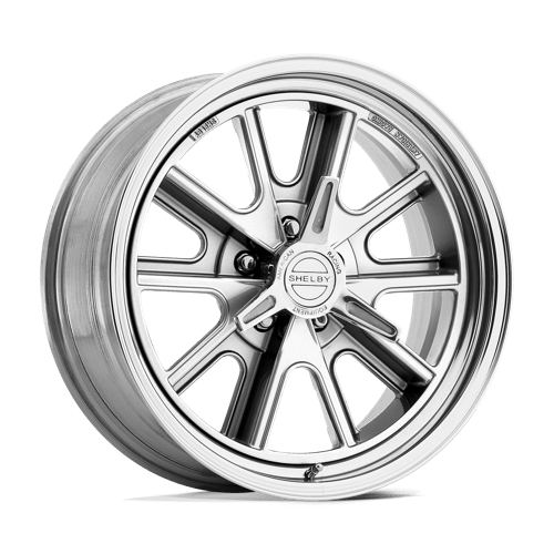 American Racing Vintage VN427 SHELBY COBRA 5X114.3 17X9.5 +6 TWO-PIECE POLISHED