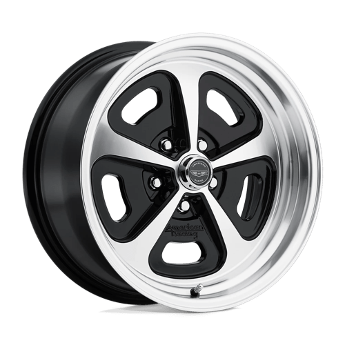 American Racing Vintage VN501 500 MONO CAST 5X114.3 17X7 0 GLOSS BLACK MACHINED