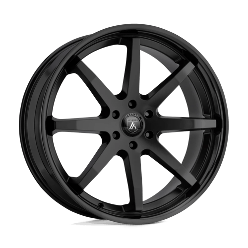 Asanti Black ABL-32 KAISER 5X114.3 20X9 +30 SATIN BLACK W/ GLOSS BLACK LIP