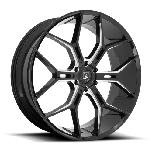 Asanti Black ABL-38 MONARCH TRUCK 6X120 22X9.5 +38 GLOSS BLACK MILLED