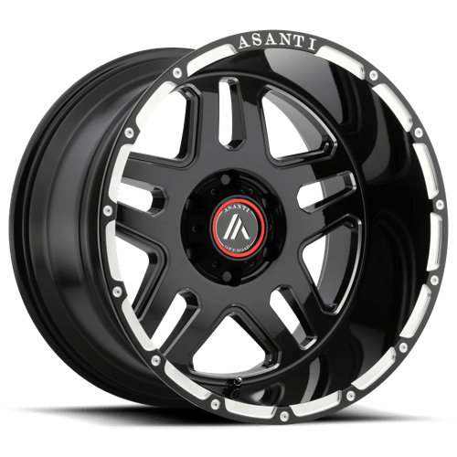 Asanti Off Road AB809 ENFORCER 5X150 20X9 +18 GLOSS BLACK MILLED