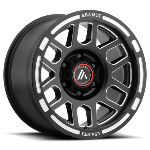 Asanti Off Road AB812 CLAYMORE 6X139.7 17X8 +25 SATIN BLACK MILLED