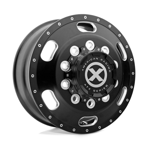 ATX AO402 INDY 10X285.75 24.5X8.25 +144 SATIN BLACK MILLED - FRONT