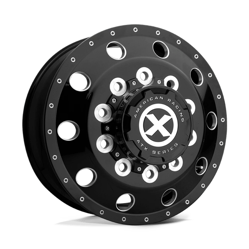 ATX AO405 TREX 10X285.75 24.5X8.25 +144 GLOSS BLACK MILLED - 8.25 FRONT