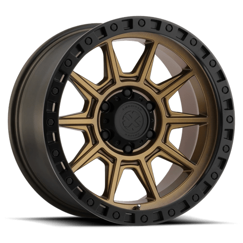 ATX Series AX202 8X180 17X9 -12 MATTE BRONZE W/ BLACK LIP