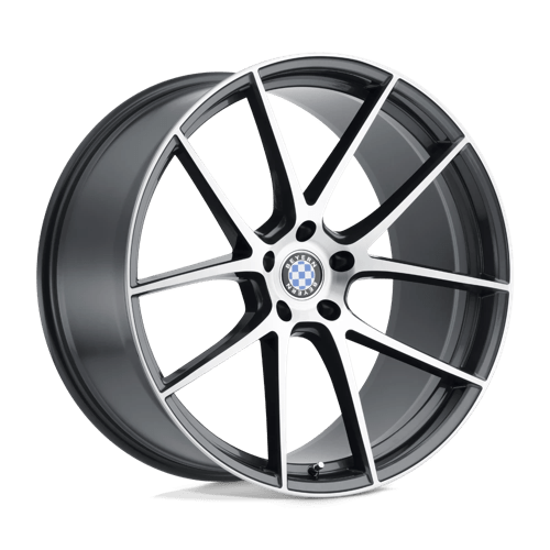 Beyern RITZ 5X112 18X8.5 +20 GLOSS GUNMETAL W/ BRUSHED FACE