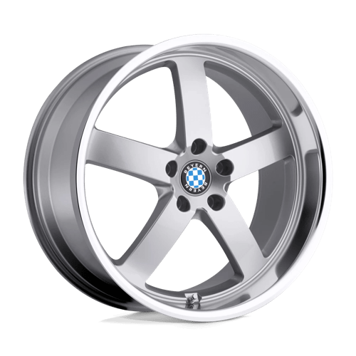 Beyern RAPP 5X120 18X9.5 +15 SILVER W/ MIRROR CUT LIP