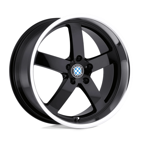 Beyern RAPP 5X120 18X9.5 +30 GLOSS BLACK W/ MIRROR CUT LIP