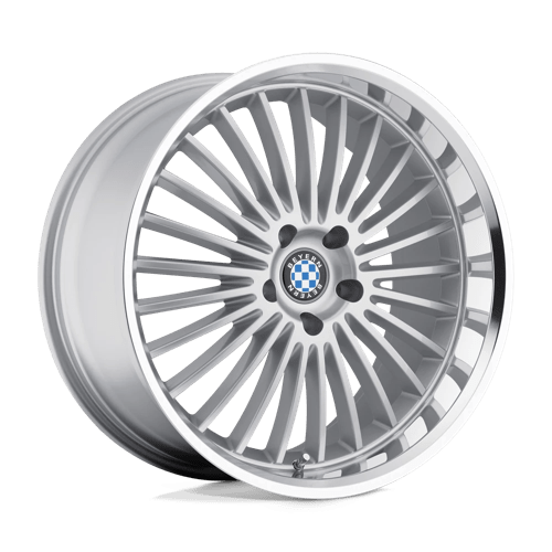 Beyern MULTI 5X120 18X9.5 +15 SILVER W/ MIRROR CUT LIP