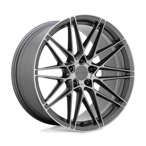 Beyern DAMON 5X112 19X8.5 +20 MATTE GUNMETAL W/ BRUSHED FACE