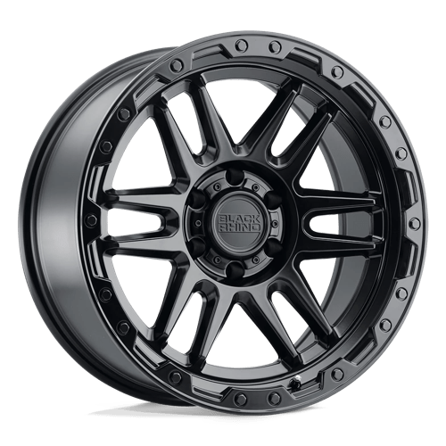 Black Rhino APACHE 5X127 17X8.5 -18 MATTE BLACK W/ BLACK BOLTS