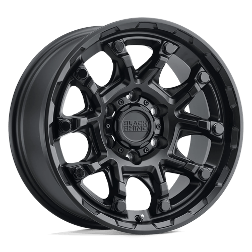 Black Rhino ARK 5X127 17X8.5 -18 MATTE BLACK W/ GLOSS BLACK BOLTS