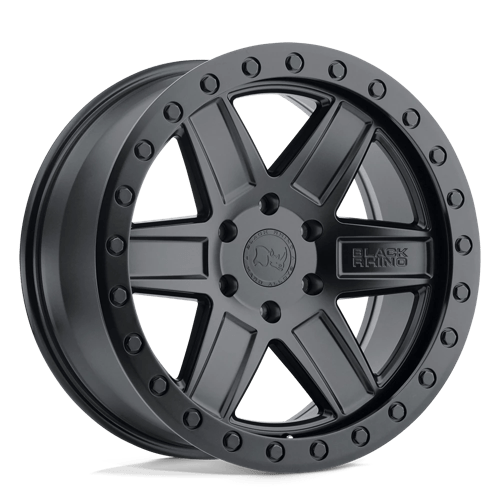 Black Rhino ATTICA 6X139.7 20X9.5 -18 MATTE BLACK W/ BLACK RING