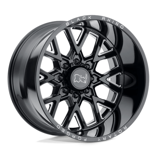 Black Rhino GRIMLOCK 5X127 20X11.5 -44 GLOSS BLACK & MILLED