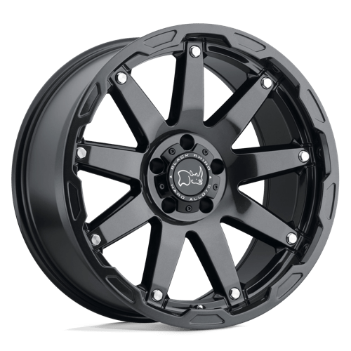 Black Rhino OCEANO 5X127 17X9.5 -18 GLOSS GUN BLACK W/ STAINLESS BOLTS