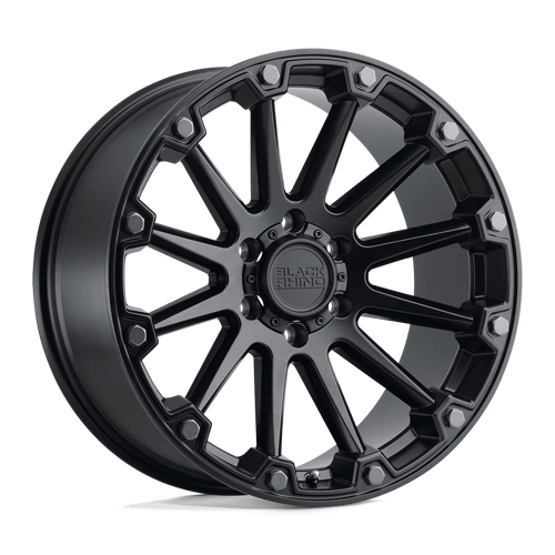 Black Rhino PINNACLE 5X127 18X9 -18 SEMI GLOSS BLACK W/ GUNMETAL BOLTS