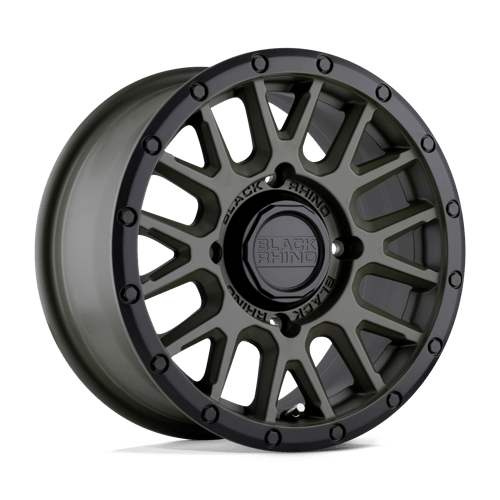 Black Rhino Powersports LA PAZ UTV 4X110 15X7 +51 OLIVE DRAB GREEN W/ BLACK LIP