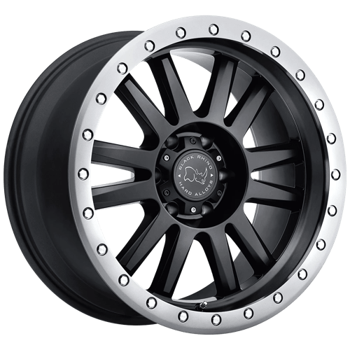 Black Rhino TANAY 5X120 18X8 +32 MATTE BLACK W/ MATTE GRAPHITE LIP