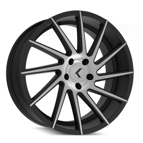 Kraze Spinner 181 5x120 22x8.5+40 Black/Machined