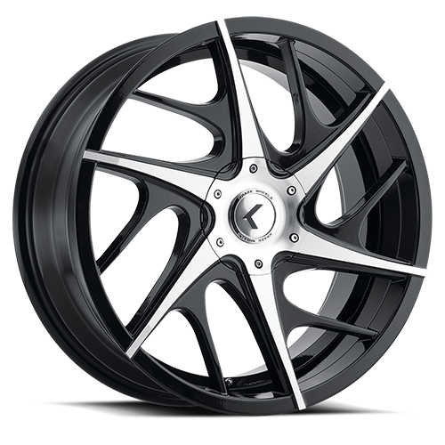 Kraze Rogue 182 5x108/5x114.3 22x8.5+40 Black/Machined