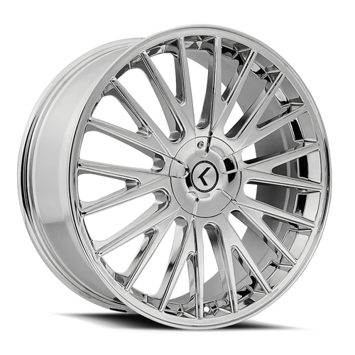 Kraze Double Down 185 5x108/5x114.3 22x8.5+38 Chrome