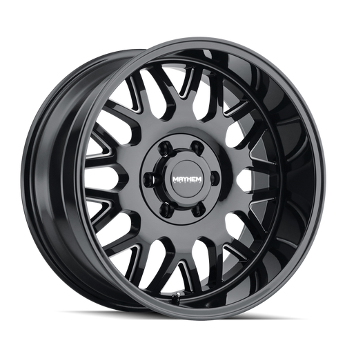 Mayhem Tripwire 8110 6x135/6x139.7 20x10-19 Gloss Black/Milled Spokes