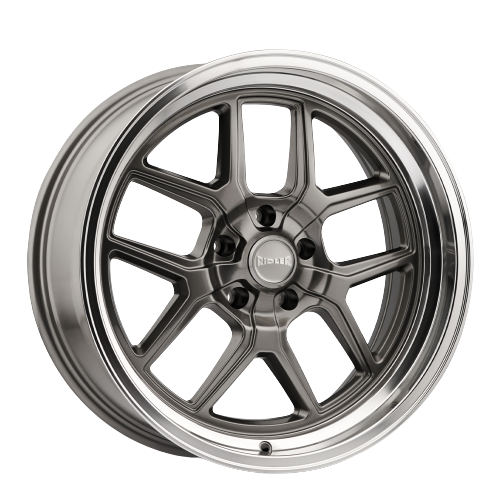 Ridler 610 5x120.65 20x8.5+0 Grey/Polished Lip